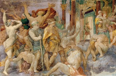 Francis I Drives Out the Vices and Enters the Temple of Jupiter, c.1522-40 by Giovanni Battista Rosso Fiorentino